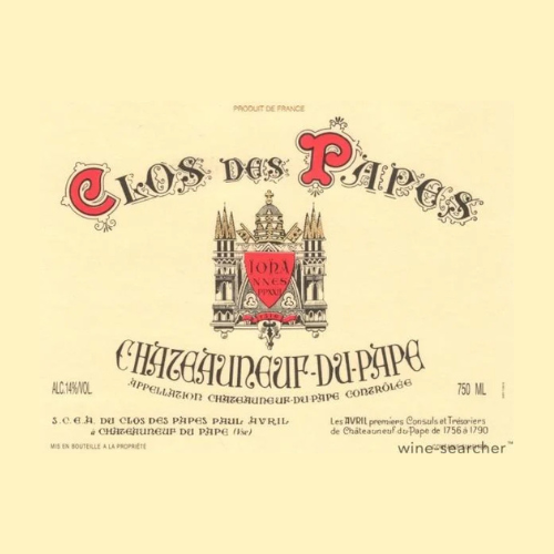 clos des papes Rhône - Southern